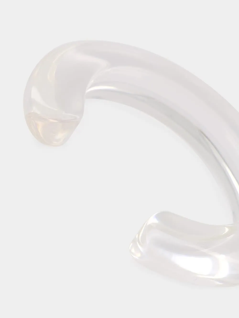 Clear Resin Ridge Cuff Bracelet sold by Fashion Clinic product image thumbnail 3