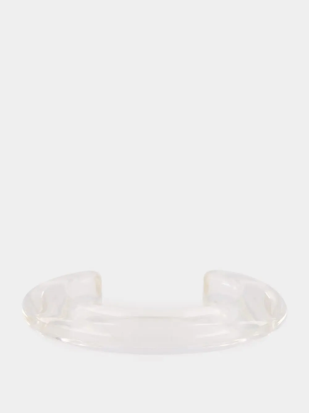 Clear Resin Ridge Cuff Bracelet sold by Fashion Clinic