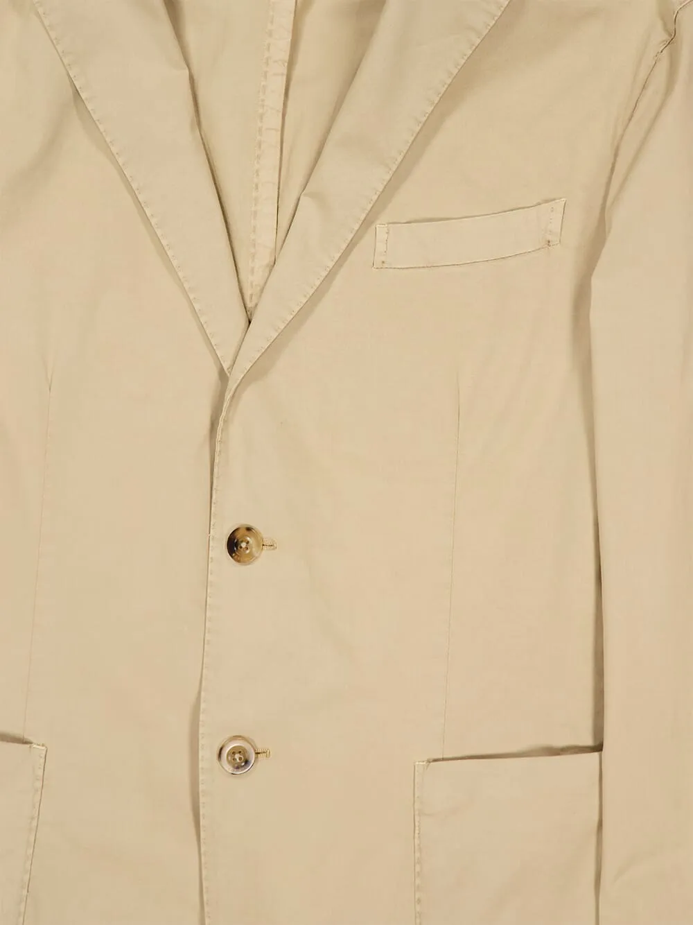 Beige Cotton Two-Piece Suit sold by Fashion Clinic product image thumbnail 5