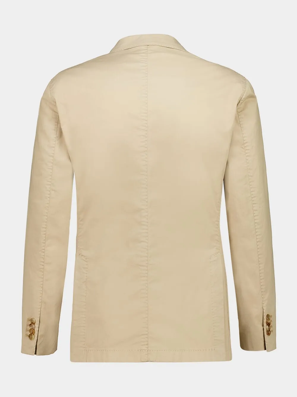 Beige Cotton Two-Piece Suit sold by Fashion Clinic product image thumbnail 2