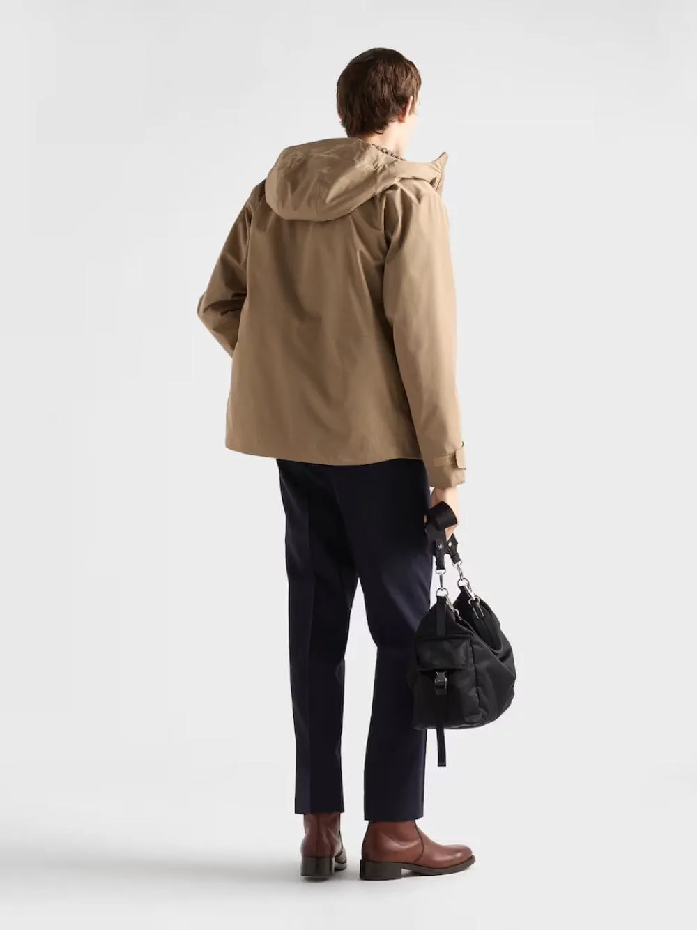 Navy Classic Fit Wool Trousers sold by Fashion Clinic product image thumbnail 3