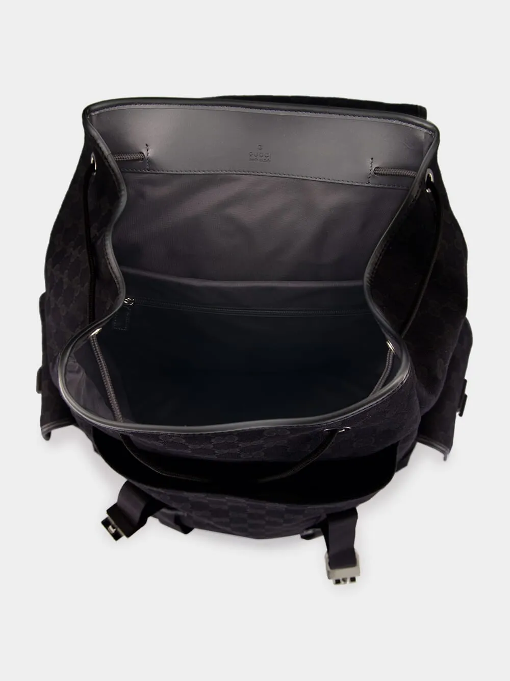 Black GG Canvas Large Backpack sold by Fashion Clinic product image thumbnail 5