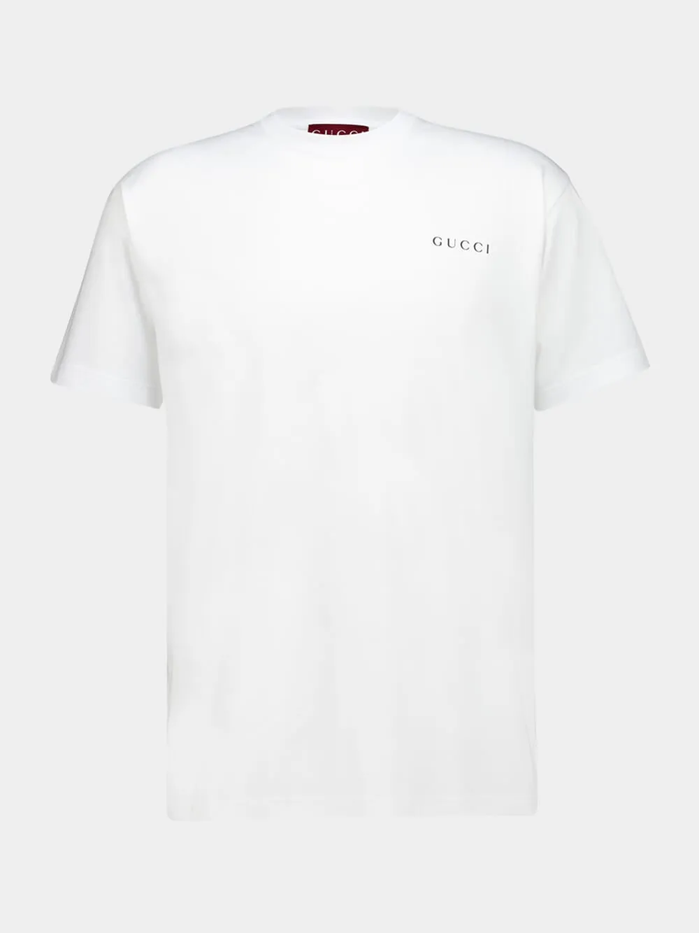 White Regular Fit Symbol Print T-Shirt sold by Fashion Clinic