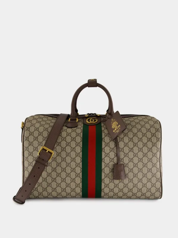 Beige GG Monogram Medium Duffle Bag made by Gucci