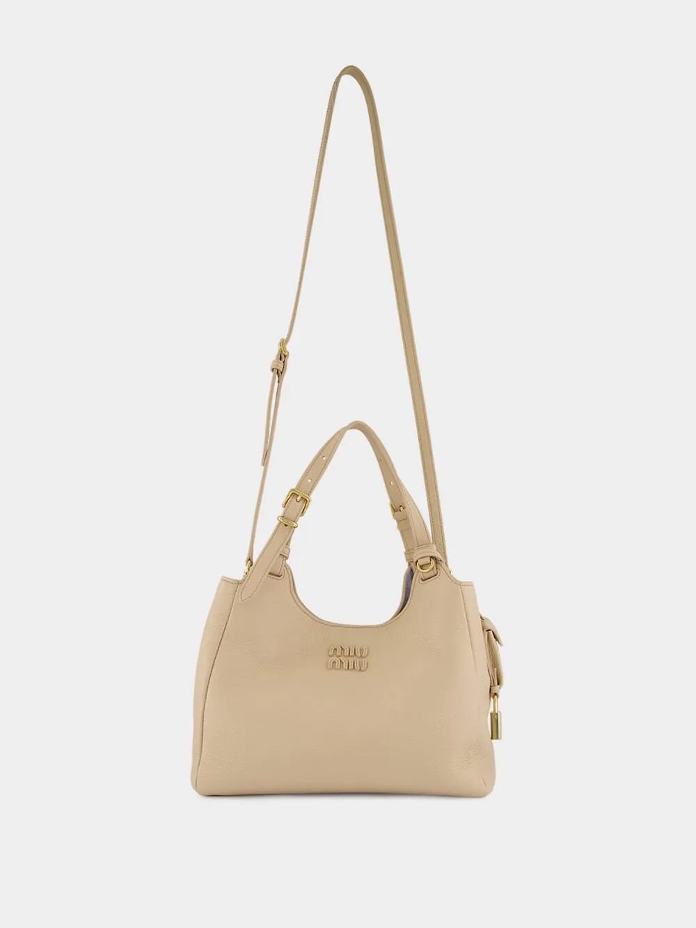Beige Calf Leather Handbag sold by Fashion Clinic product image thumbnail 2