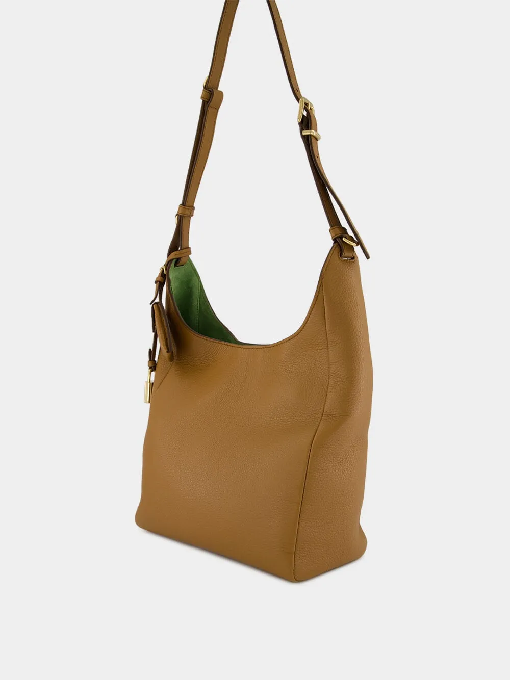 Caramel Calf Leather Hobo Bag sold by Fashion Clinic product image thumbnail 4