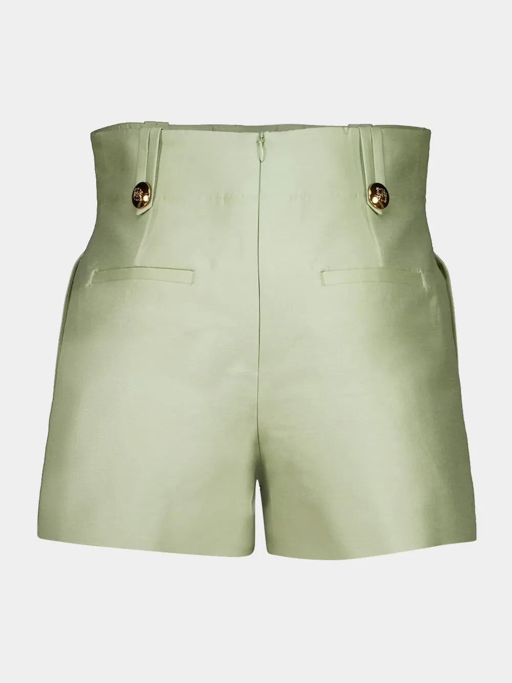 Palm Luna Wool Silk Tailored Shorts sold by Fashion Clinic product image thumbnail 3