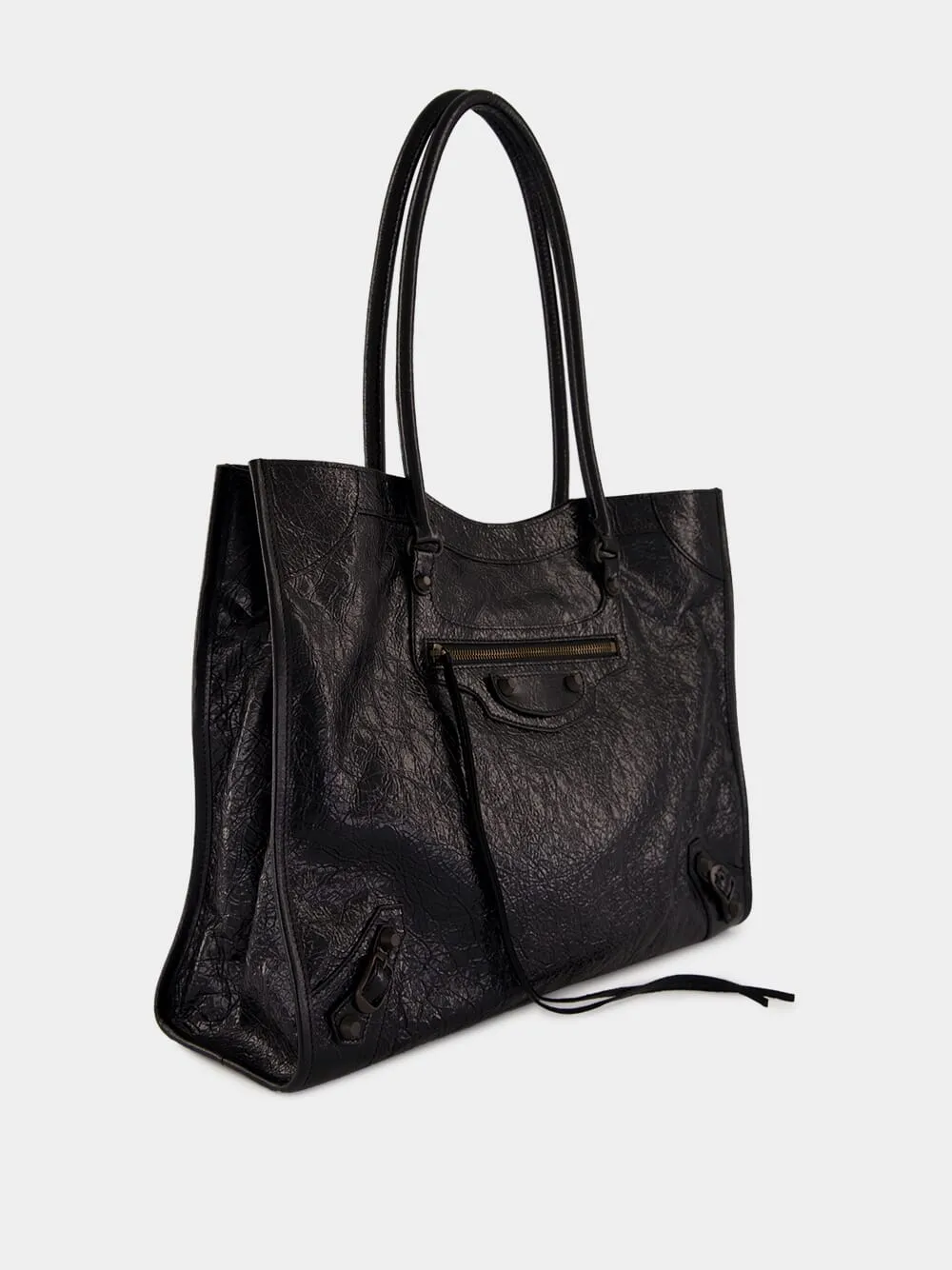 Le City Medium Tote Bag in Black Lambskin sold by Fashion Clinic product image thumbnail 4