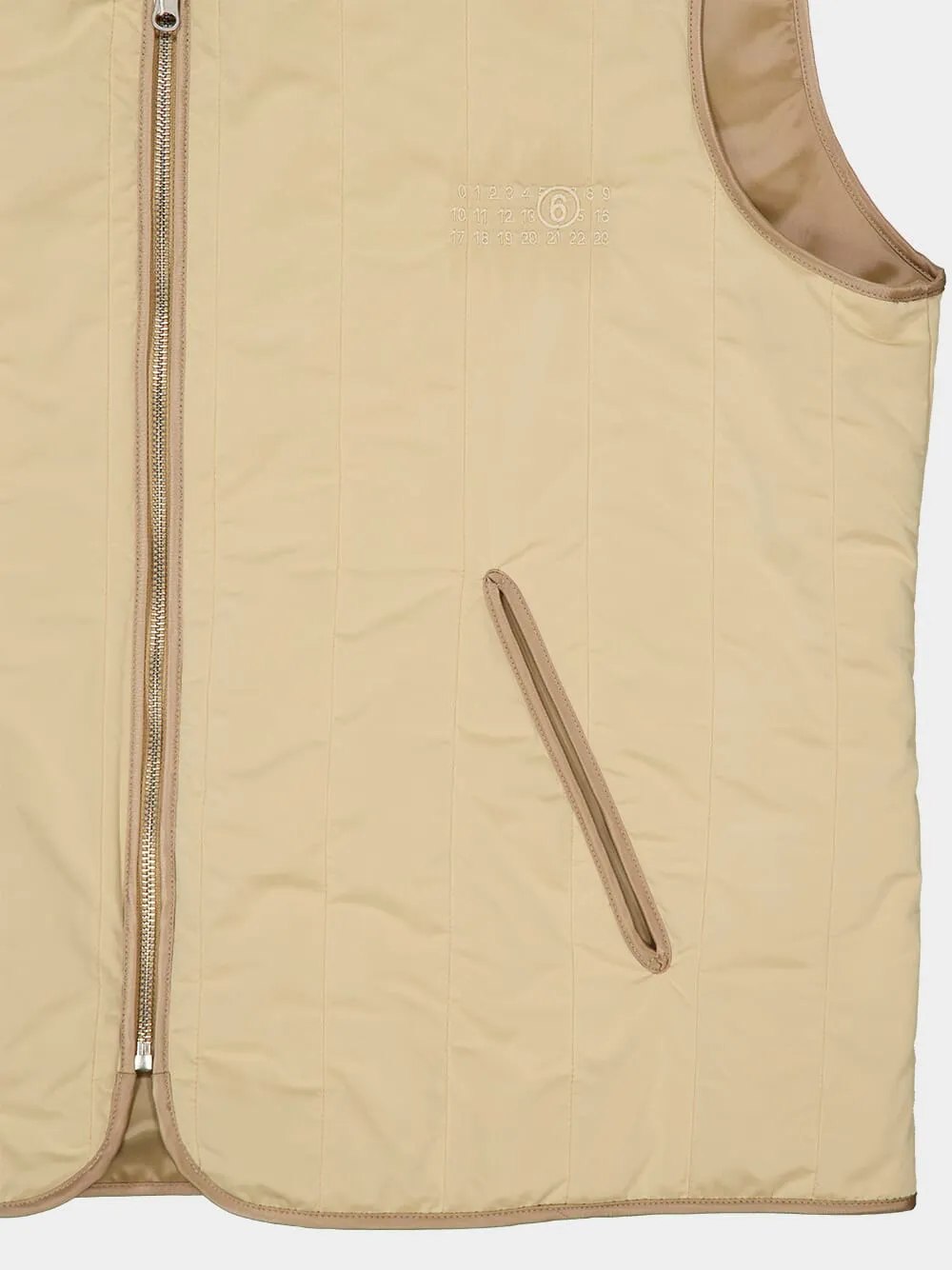 Sand Padded Reversible Gilet sold by Fashion Clinic product image thumbnail 3
