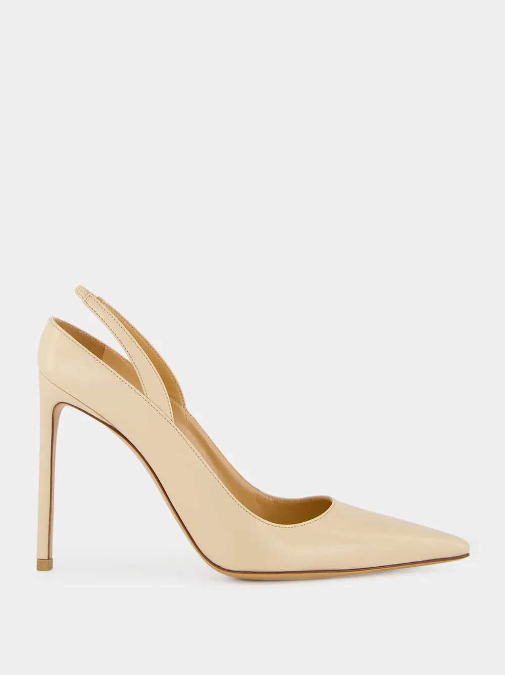 Dust Open-Back Pump in Kid Leather sold by Fashion Clinic