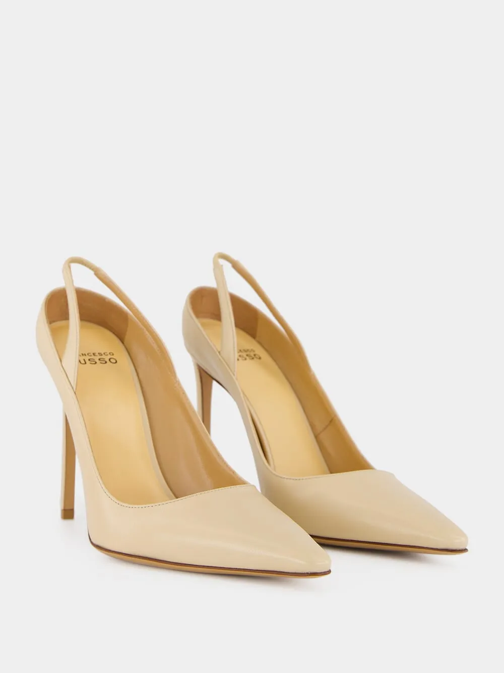 Dust Open-Back Pump in Kid Leather sold by Fashion Clinic product image thumbnail 3