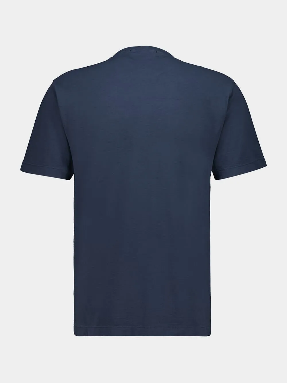 Slate Blue Cotton T-Shirt sold by Fashion Clinic product image thumbnail 2