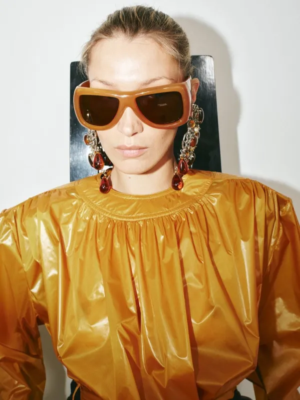 Yellow Brown SL 903 HOWL Butterfly Sunglasses sold by Fashion Clinic