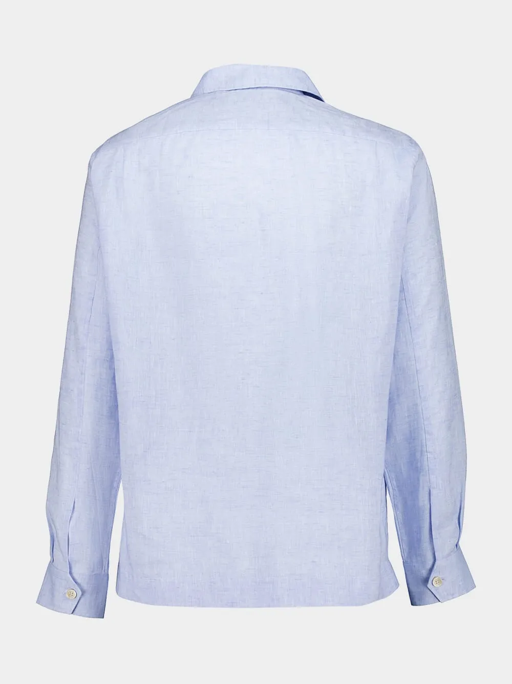 Cloud Blue Linen Shirt sold by Fashion Clinic product image thumbnail 2