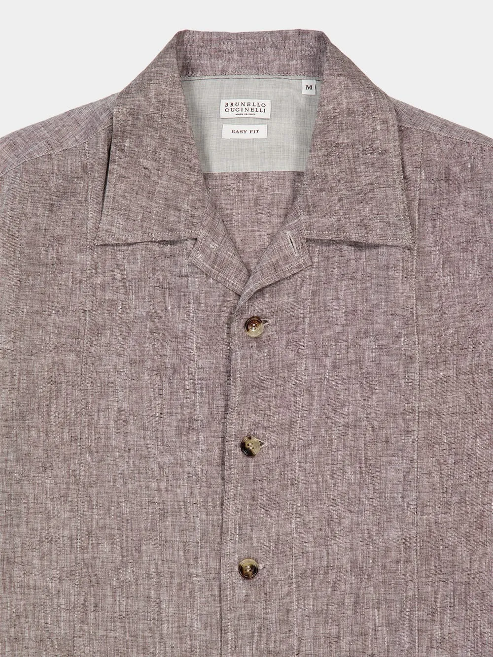 Nut Brown Linen Shirt sold by Fashion Clinic product image thumbnail 3