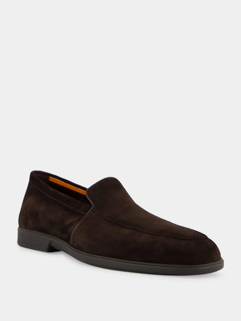 Brown Suede Calf Leather Loafers sold by Fashion Clinic product image thumbnail 2