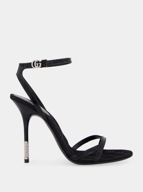 Black Calfskin High-Heel Sandals sold by Fashion Clinic