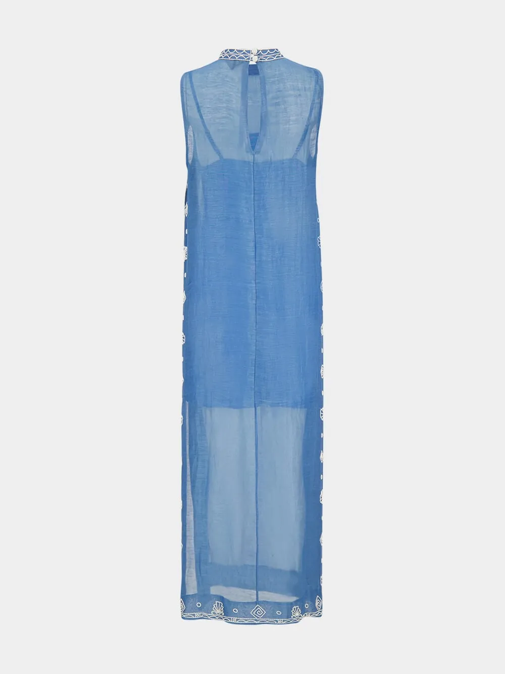 Blue Yasmeen Embellished Midi Dress sold by Fashion Clinic product image thumbnail 4