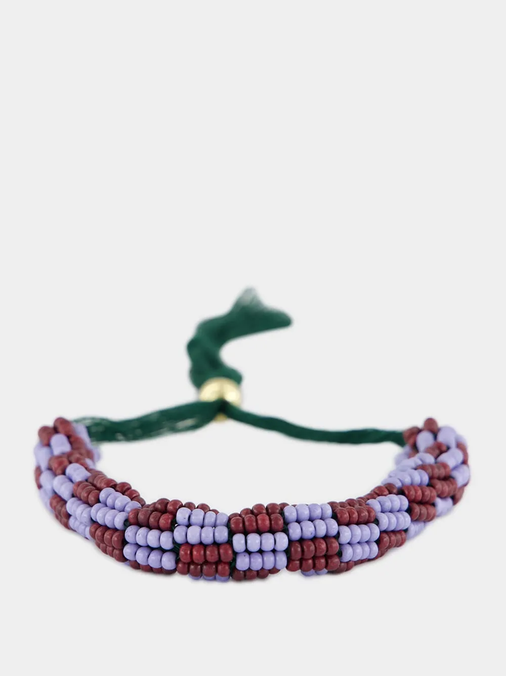 Brown and Blue Le Jardin Bunch Bead Bracelet sold by Fashion Clinic product image thumbnail 2