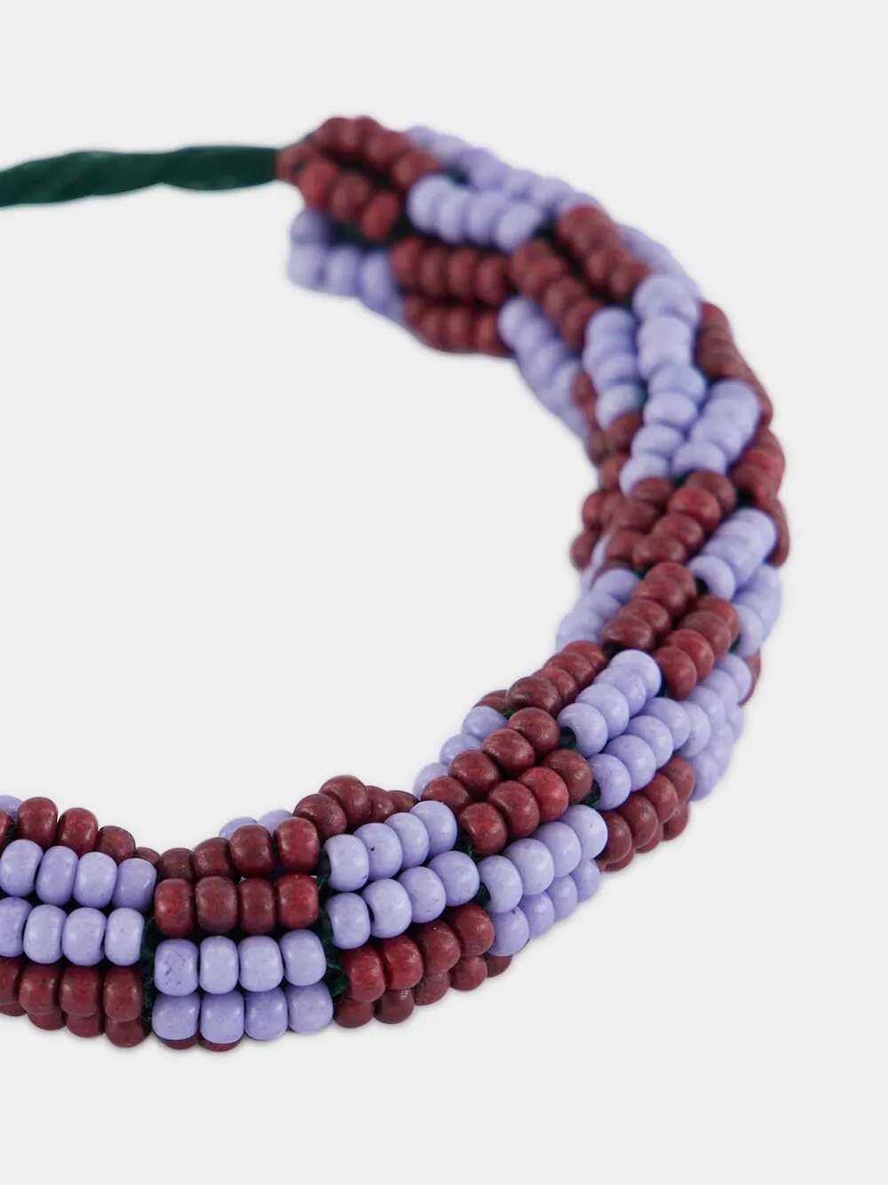 Brown and Blue Le Jardin Bunch Bead Bracelet sold by Fashion Clinic product image thumbnail 4