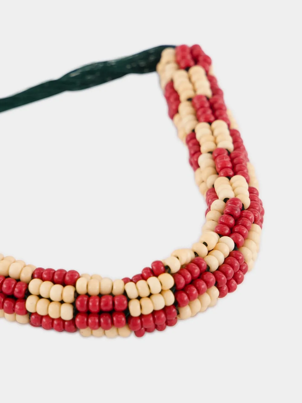 Clay and Cream Le Jardin Bunch Bead Bracelet sold by Fashion Clinic product image thumbnail 4