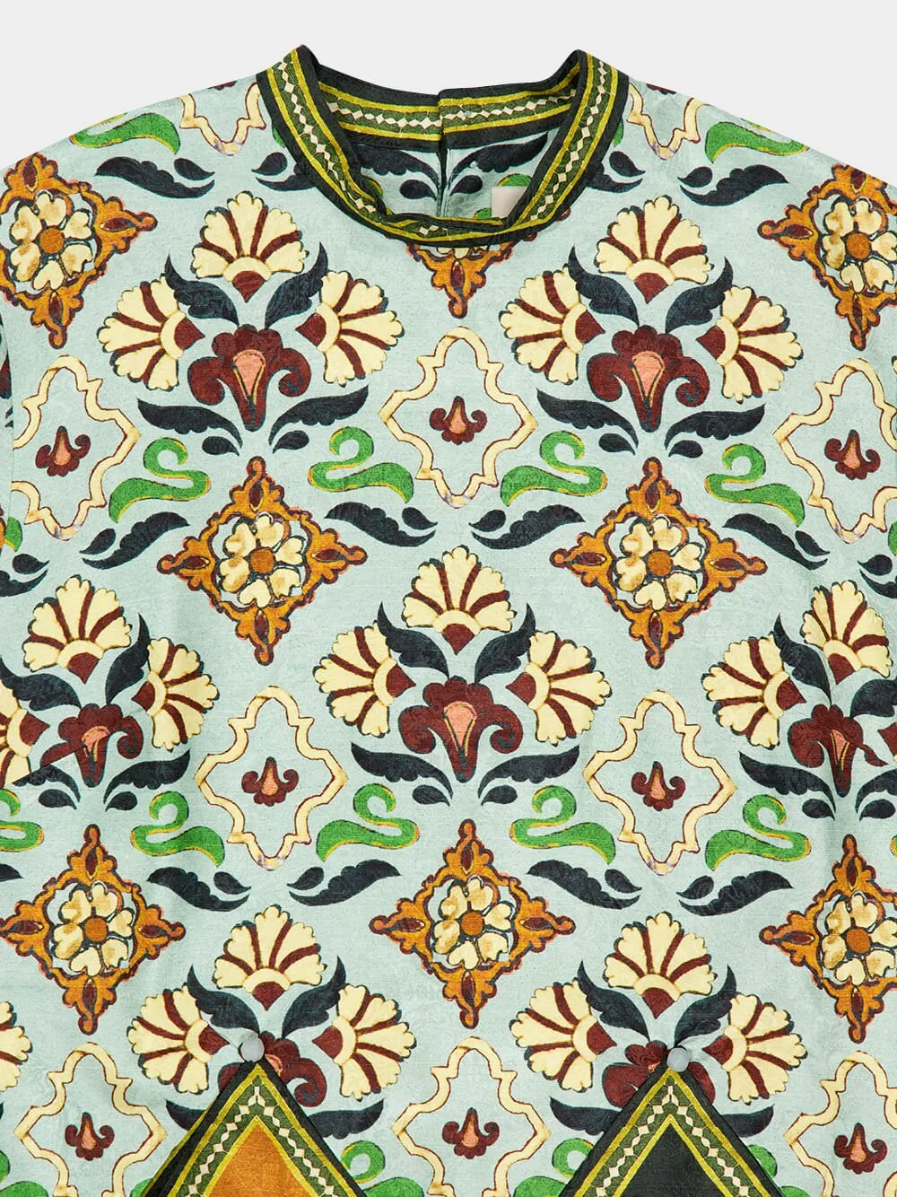 Cece Print Spliced Midi Dress sold by Fashion Clinic product image thumbnail 5