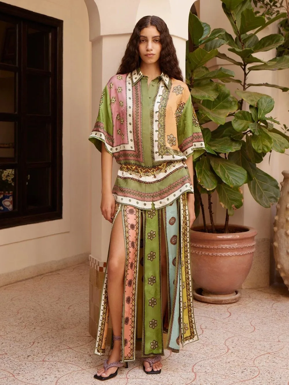 Contina Print Skirt sold by Fashion Clinic product image thumbnail 2