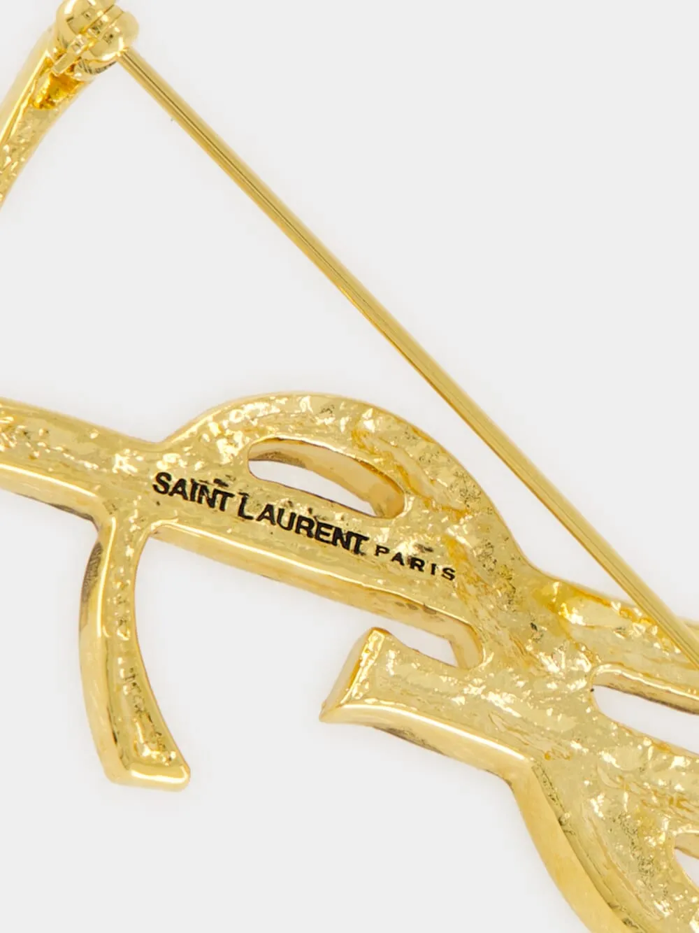 Gold Cassandre Crocodile Brooch sold by Fashion Clinic product image thumbnail 2