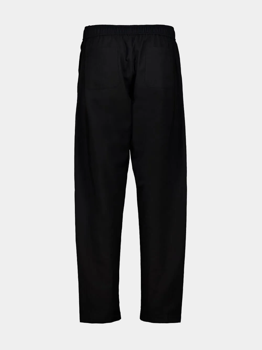 Black Elasticated Jogger Trousers sold by Fashion Clinic product image thumbnail 2