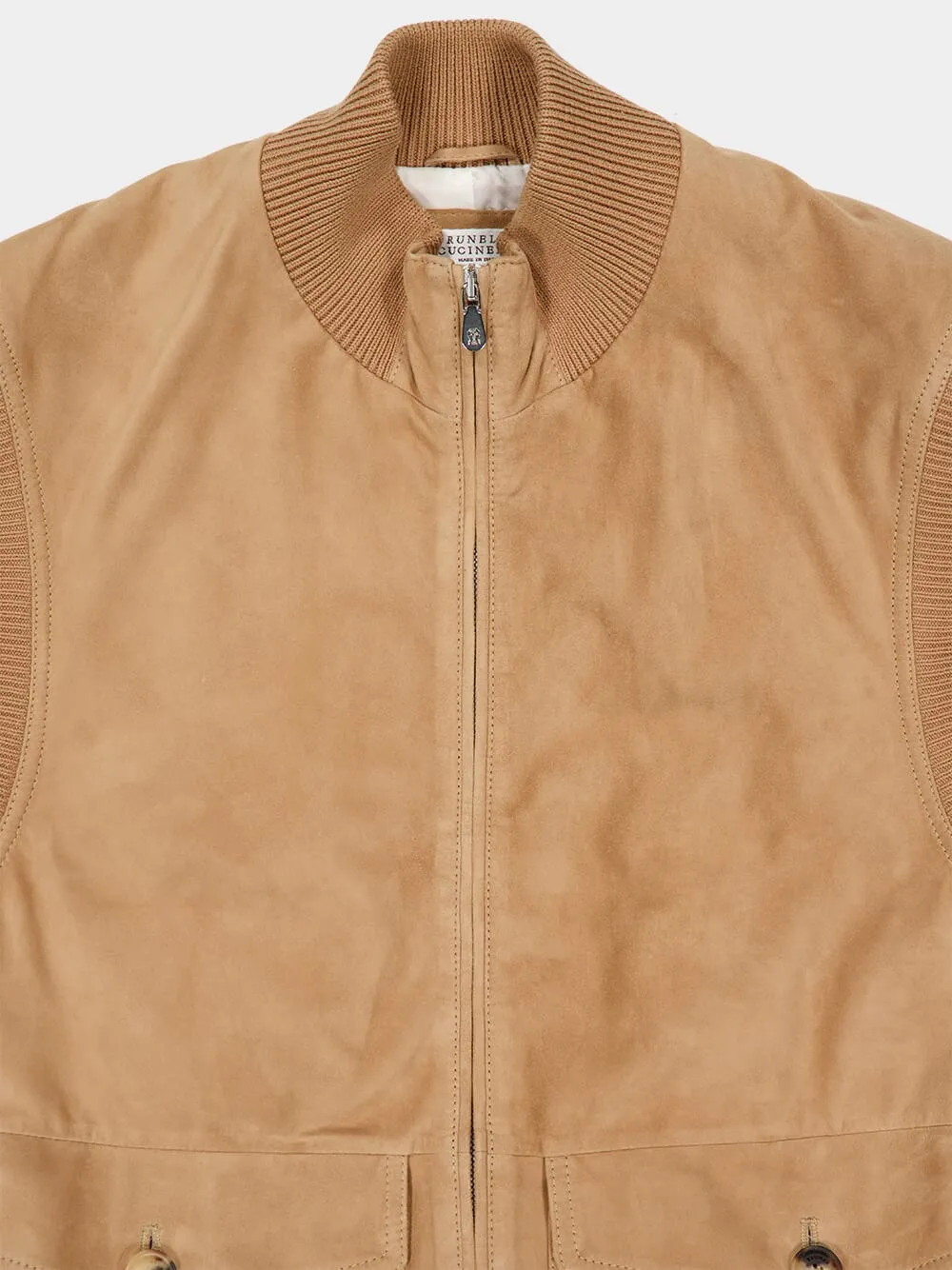 Light Brown Suede Padded Vest sold by Fashion Clinic product image thumbnail 5