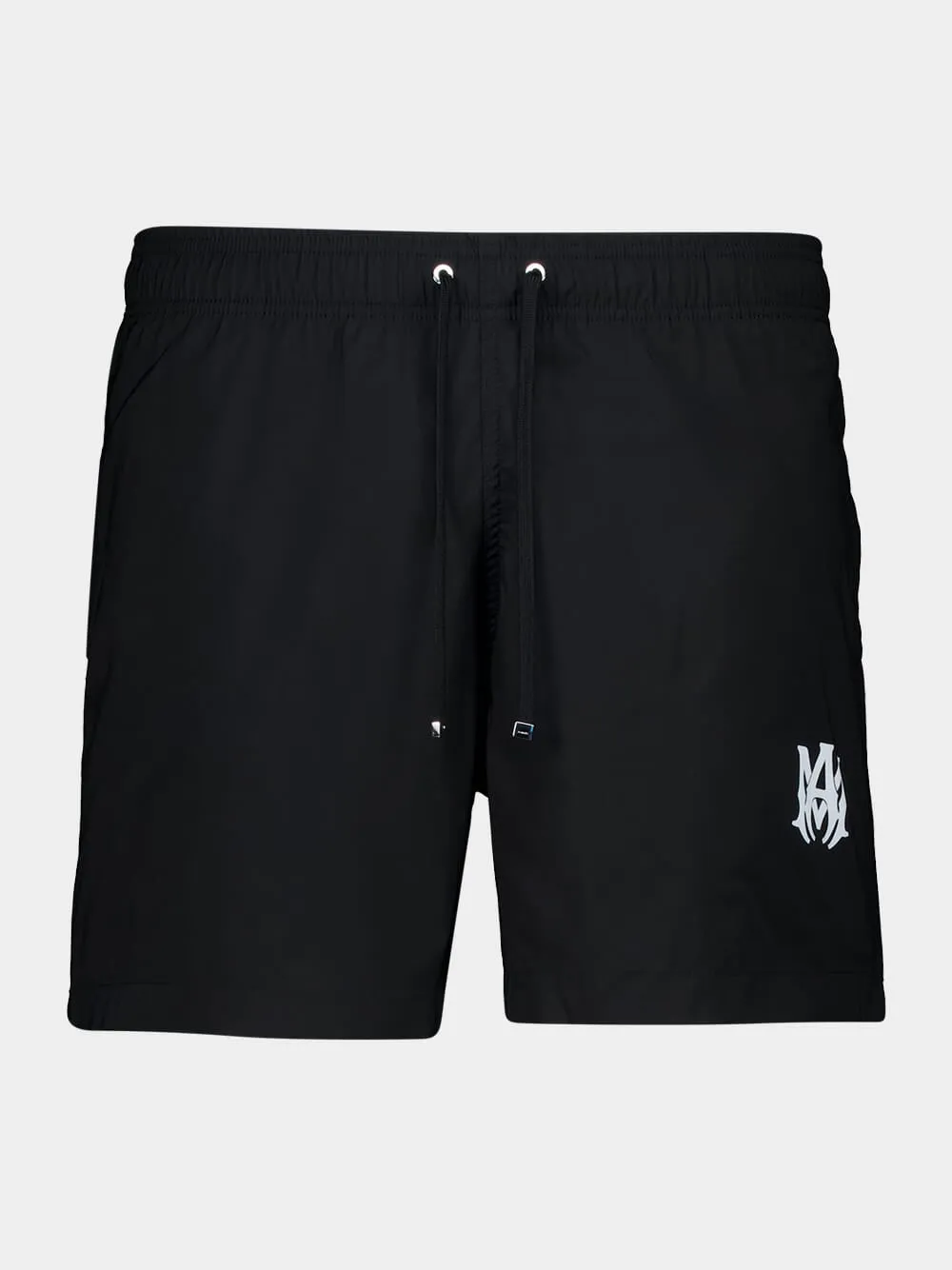Black MA Core Logo Swim Shorts sold by Fashion Clinic