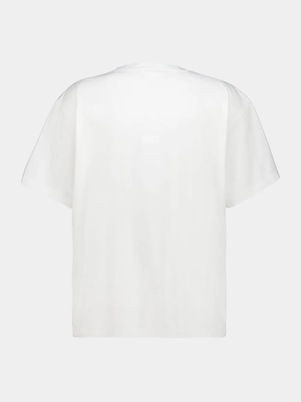 White Key Print Cotton T-Shirt sold by Fashion Clinic product image thumbnail 3