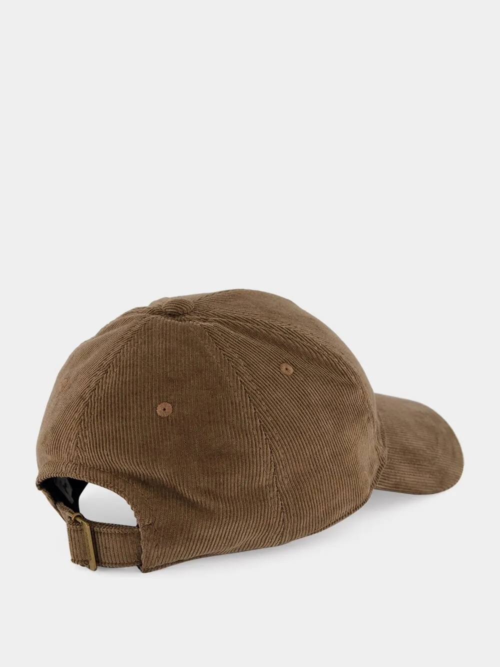 Khaki Corduroy Baseball Cap sold by Fashion Clinic product image thumbnail 2