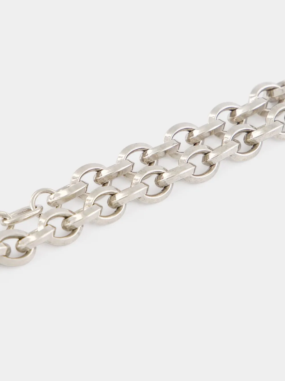 Oxidized Silver Peaked Chain Bracelet sold by Fashion Clinic product image thumbnail 3