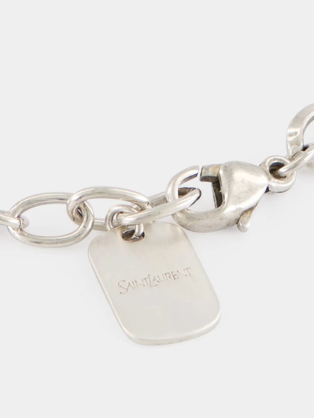 Oxidized Silver Peaked Chain Bracelet sold by Fashion Clinic product image thumbnail 2