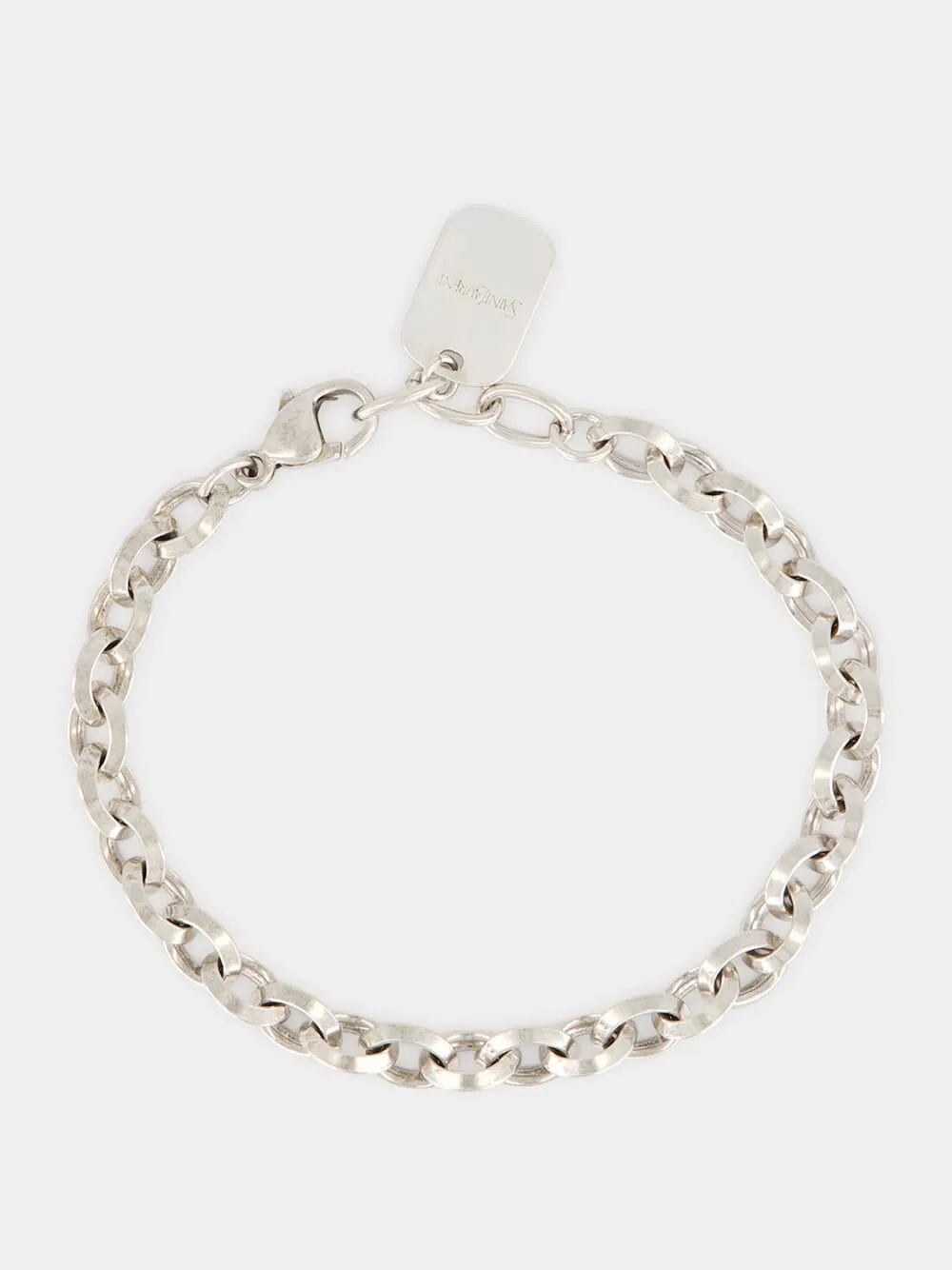 Oxidized Silver Peaked Chain Bracelet sold by Fashion Clinic