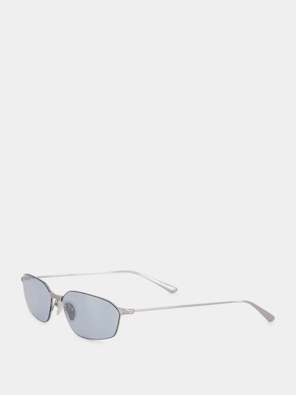 Invisible 2.0 Oval Sunglasses in Navy sold by Fashion Clinic product image thumbnail 3