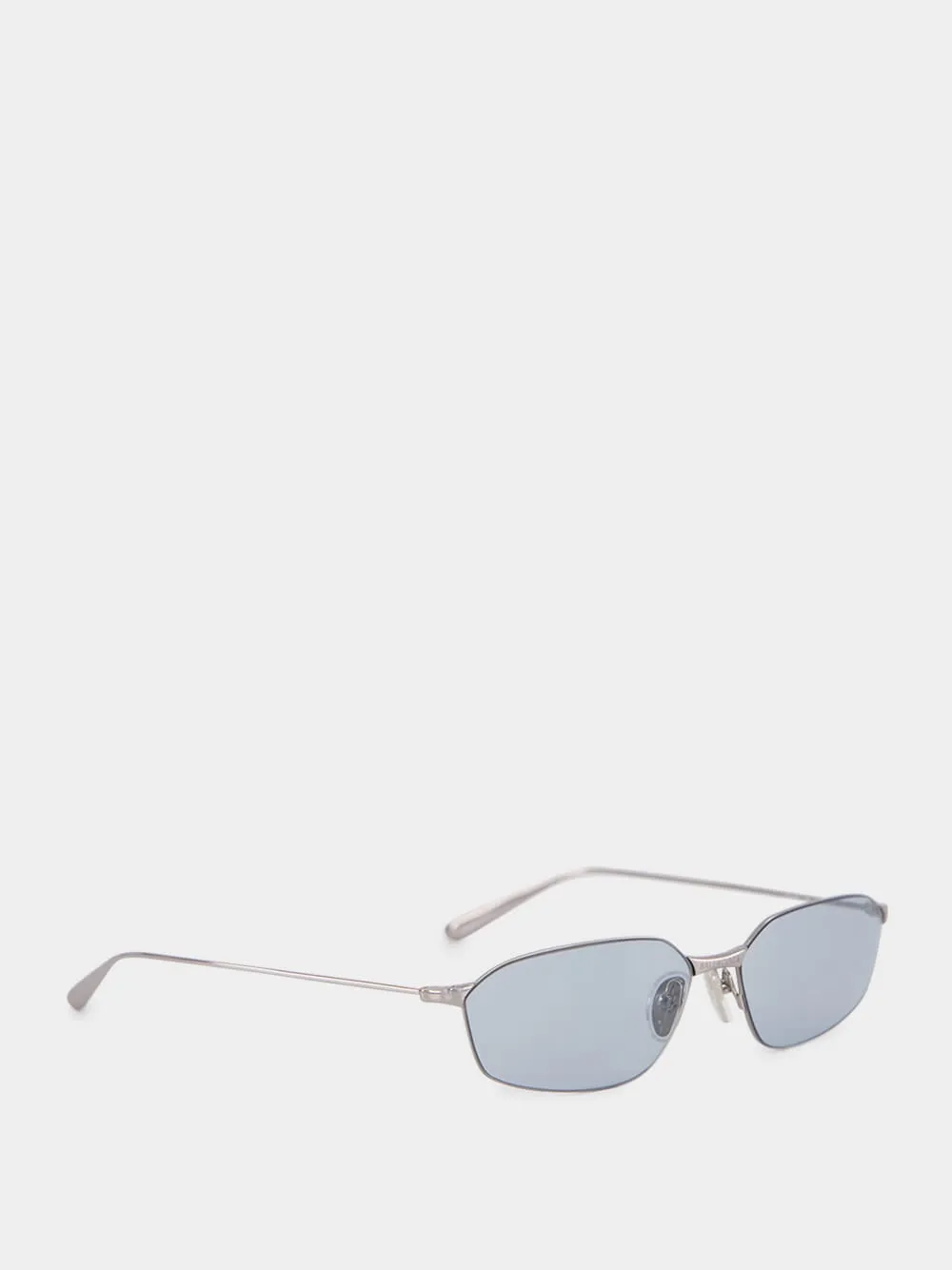 Invisible 2.0 Oval Sunglasses in Navy sold by Fashion Clinic product image thumbnail 2
