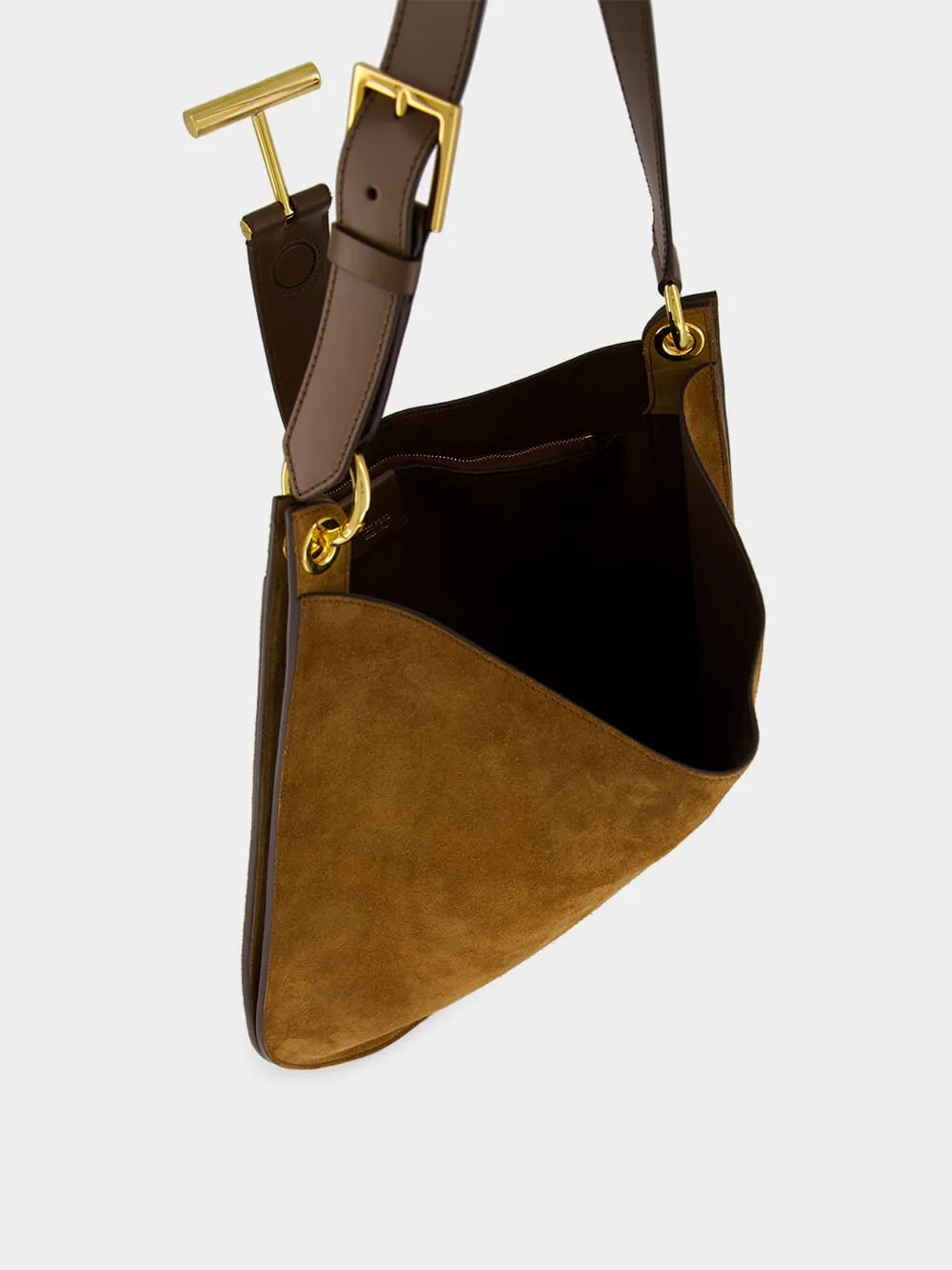 Whisky Suede Tara Large Crossbody sold by Fashion Clinic product image thumbnail 5