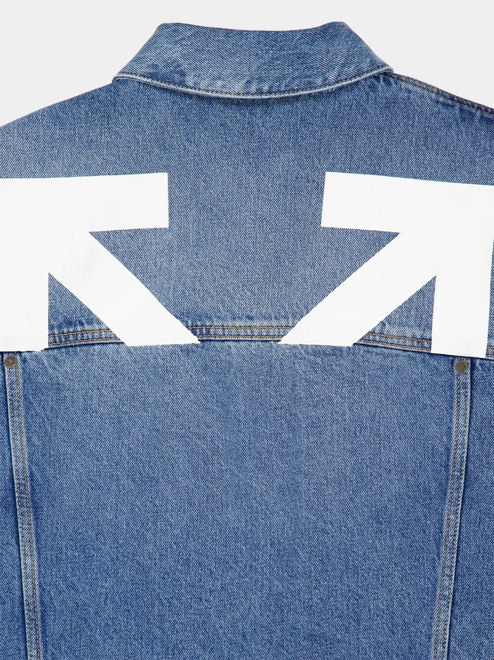 Blue Half Arrow Skate Denim Jacket sold by Fashion Clinic product image thumbnail 5
