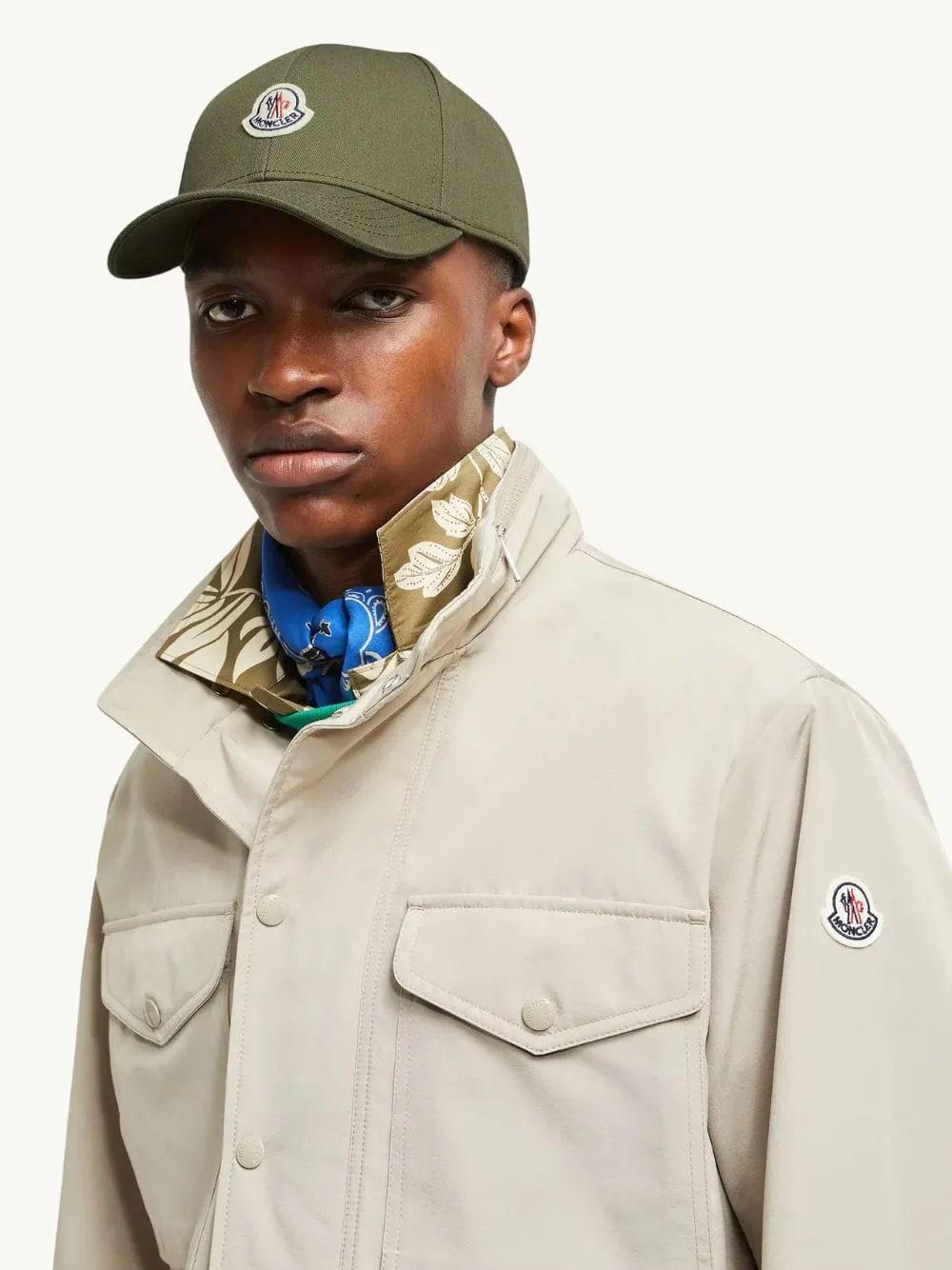 Olive Green Cotton Gabardine Baseball Cap sold by Fashion Clinic product image thumbnail 2