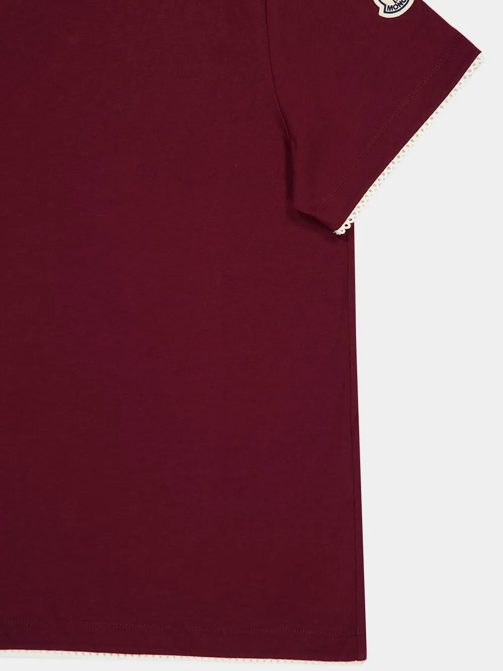 Medium Red Cotton T-Shirt sold by Fashion Clinic product image thumbnail 4