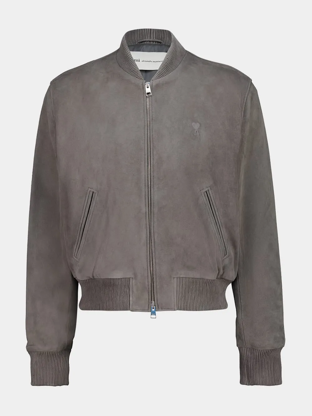 Carbon Goat Leather Ami de Coeur Zipped Jacket sold by Fashion Clinic product image thumbnail 2