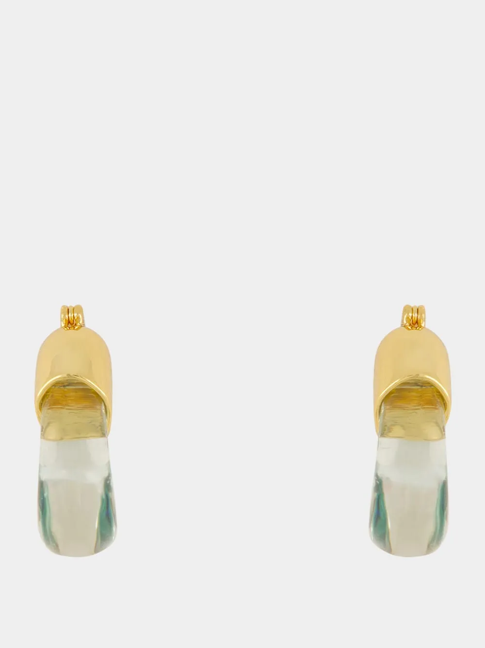 Organic Hoops in Aqua sold by Fashion Clinic product image thumbnail 3