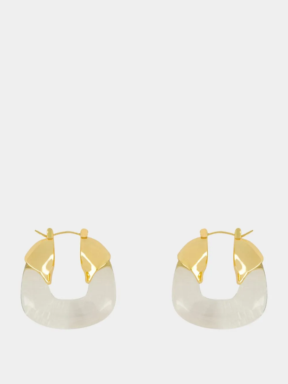 Organic Hoops in Aqua sold by Fashion Clinic product image thumbnail 2