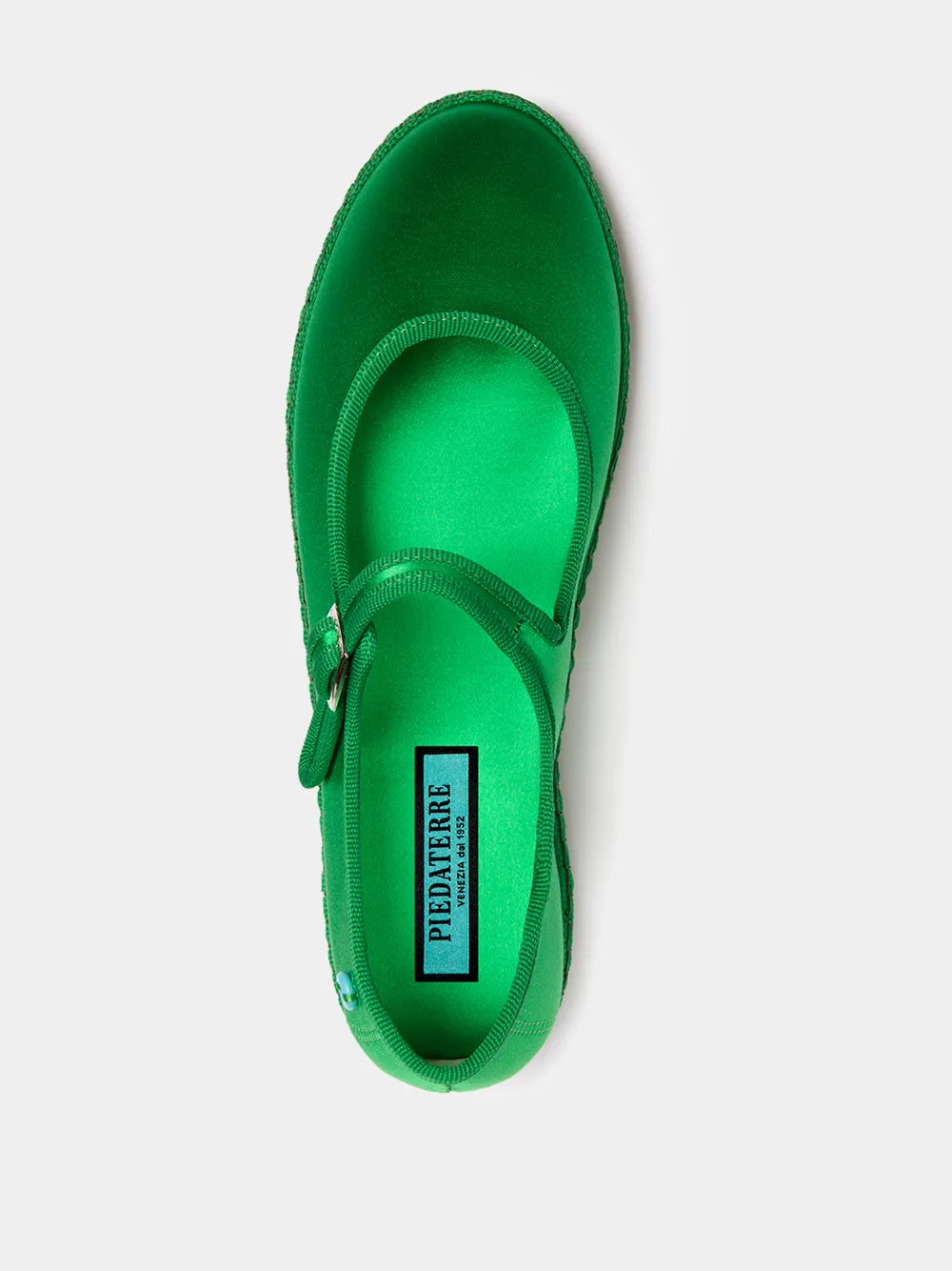 Green Mary Jane Satin Flats sold by Fashion Clinic product image thumbnail 3