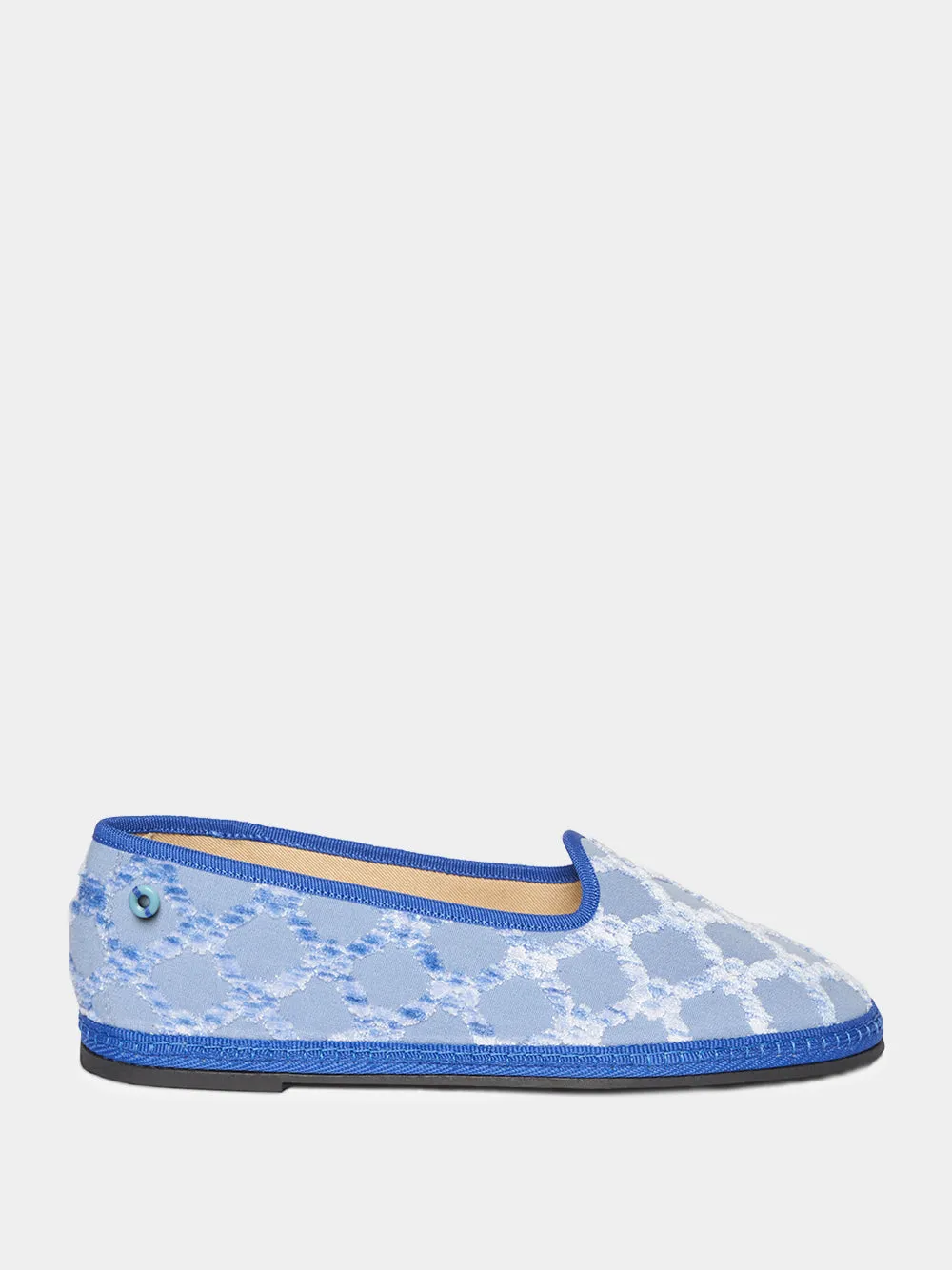 Modigliani Blue Slippers Bevilacqua Edition sold by Fashion Clinic