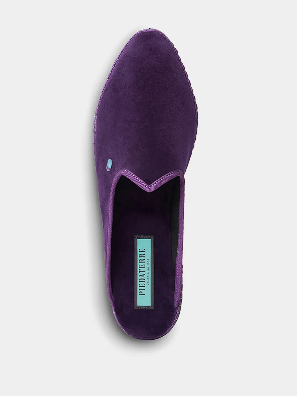 Dandy Cotton Velvet Purple Slippers sold by Fashion Clinic product image thumbnail 3