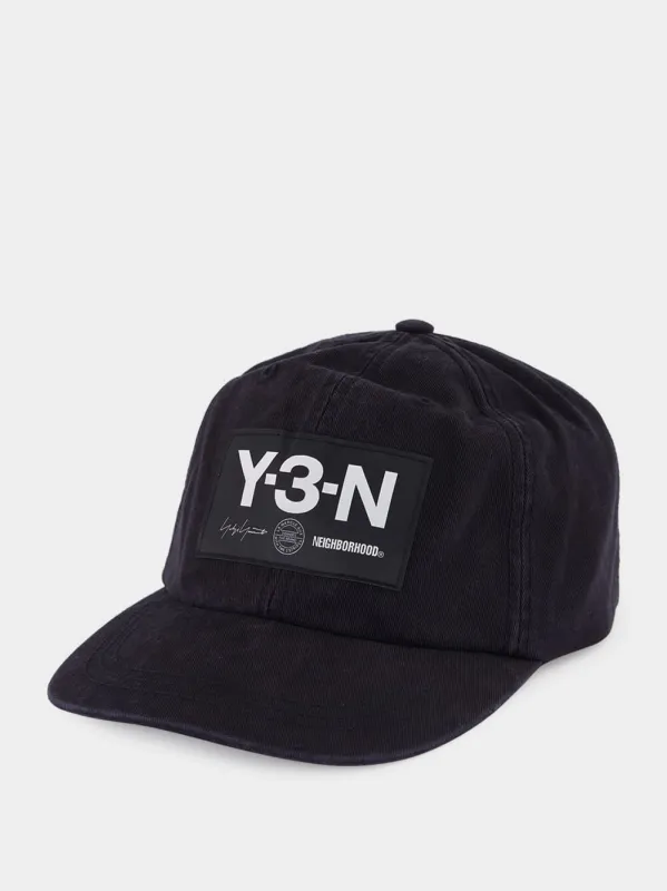 Black NBHD Cotton Cap made by Y-3