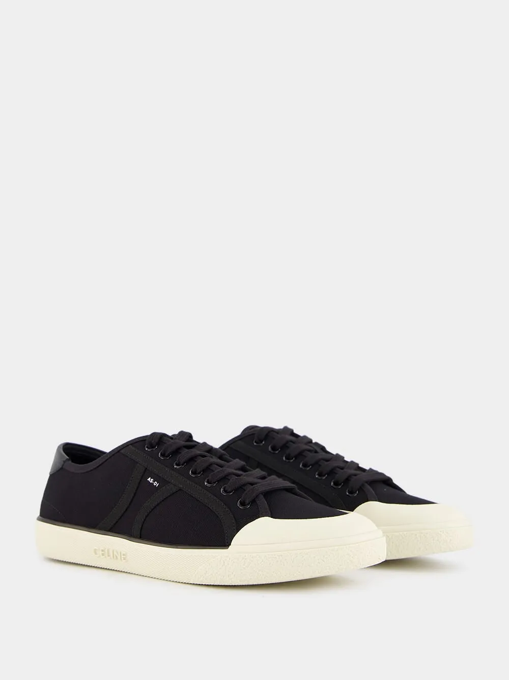 Sneakers As-01 Low Lace-Up Canvas Calfskin sold by Fashion Clinic product image thumbnail 3